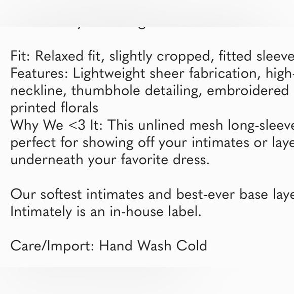 Free People Intimately Lady Lux layering top | Size XS - Picture 4 of 9